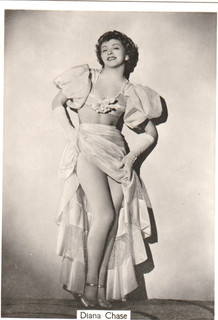 DIANA CHASE bdv medium MOVIE starlet PIN UP/CHEESECAKE 1938 cig card / VG
