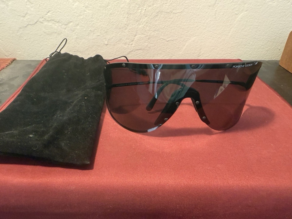 【入手困難】PORSCHE DESIGN CARRERA 5620 MINT' Porsche Design 'CARRERA' 5620 90 Black 80-90s Vintage Shield