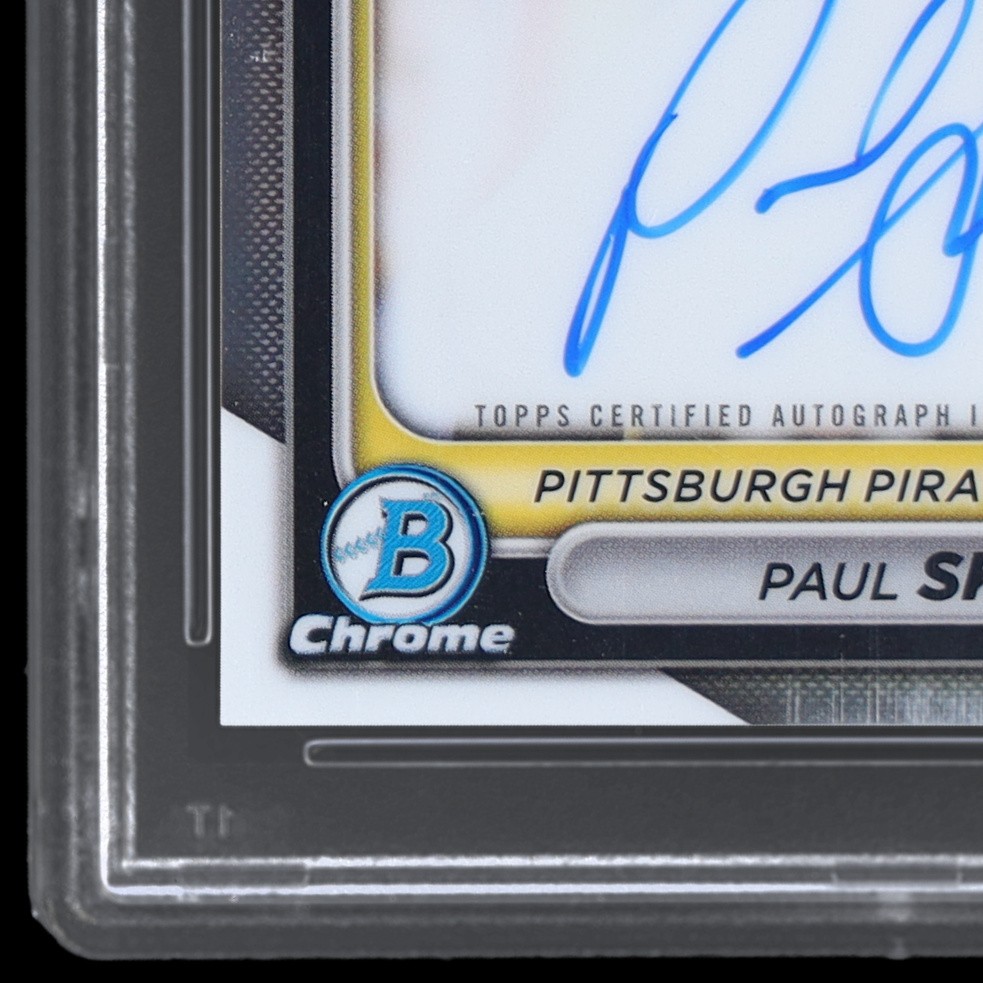 2024 Bowman Paul Skenes #CPA-PS PSA 8 RC Chrome Prospect Autograph Baseball AUTO view 6