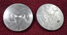 Set Of 2 Oem Dodge Wheel Center Caps 52005732 Ram 1500 Dakota Durango 2.5