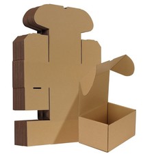 HORLIMER 7x5x4 inches Shipping Boxes Set of 25, Brown 7" x 5" x 4", 