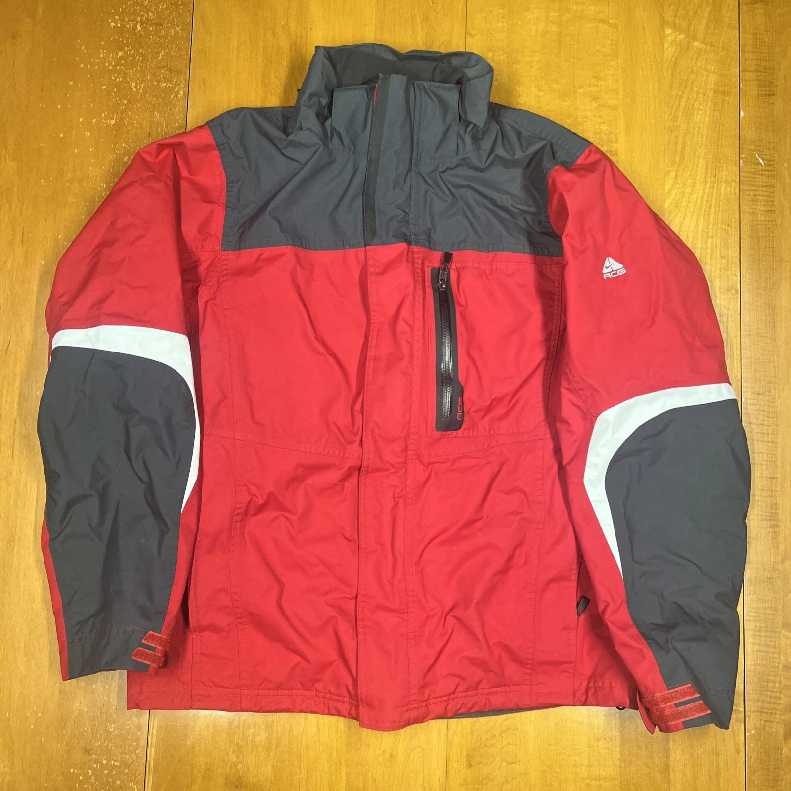NIKE ACG Storm Fit Jacket Outer Layer 3 Men’s Size M medium red gray