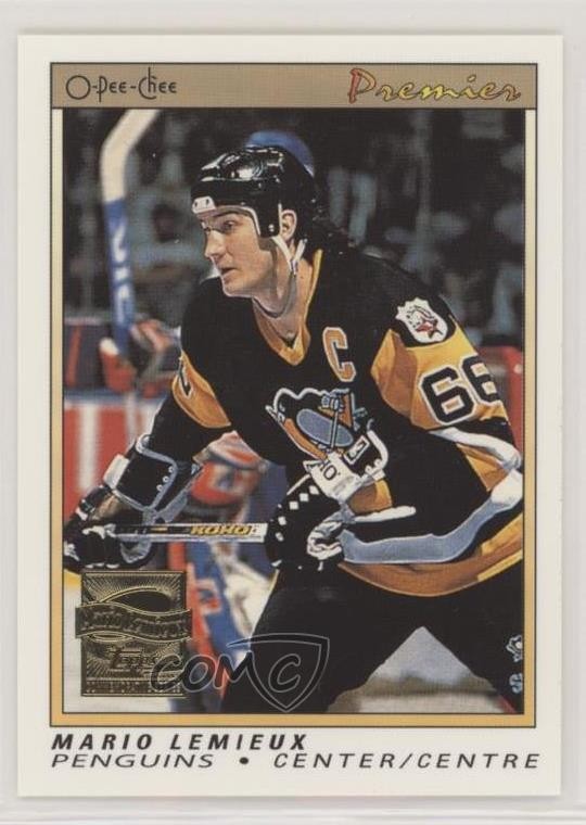 2000-01 Topps Reprints Mario Lemieux (O-Pee-Chee Premier) #13 HOF y0t