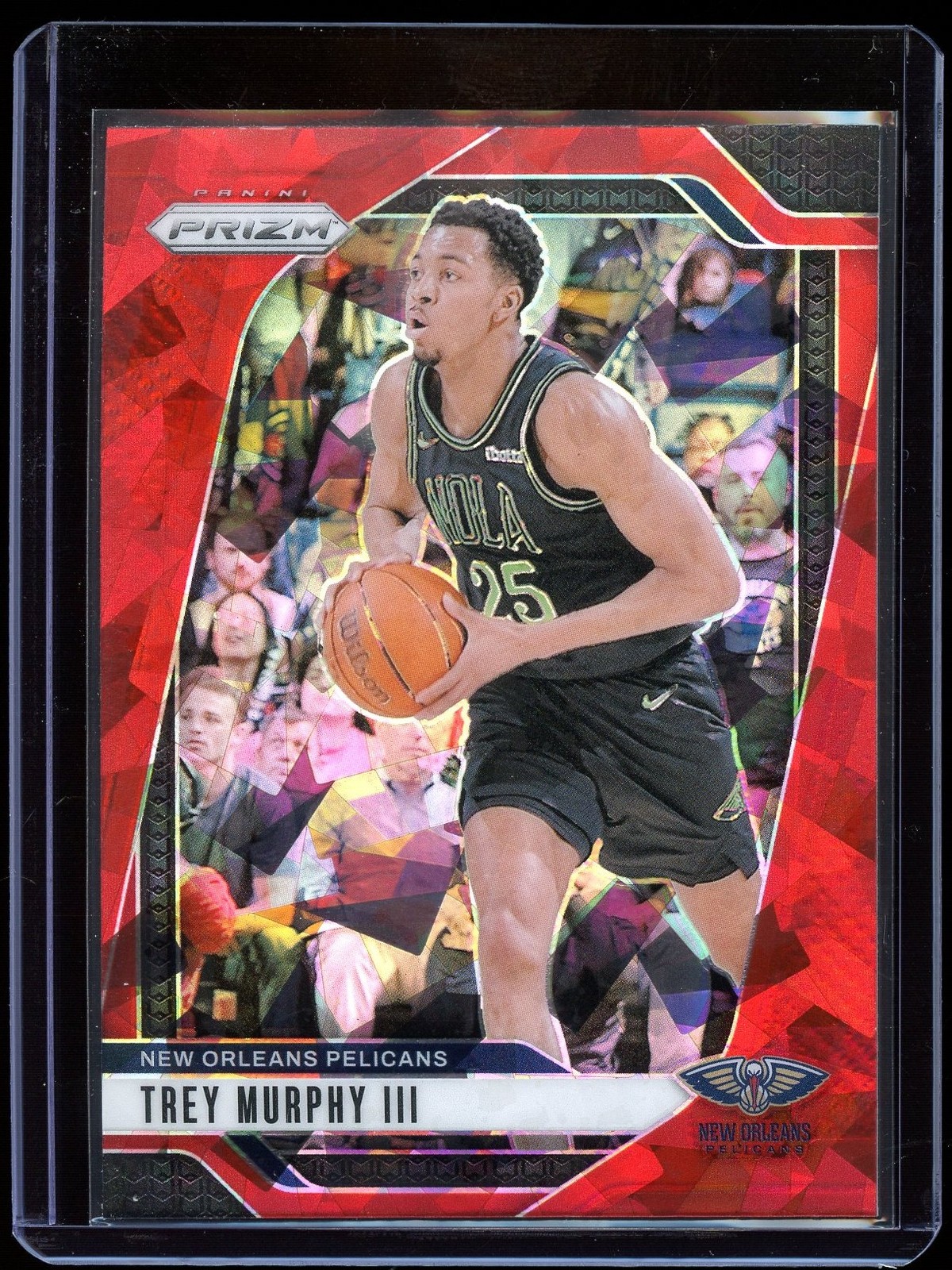 2024-25 Panini Prizm #173 Trey Murphy III Prizms Red Ice