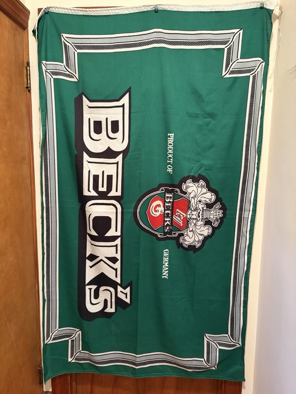 VINTAGE BECK'S BEER BIER FLAG