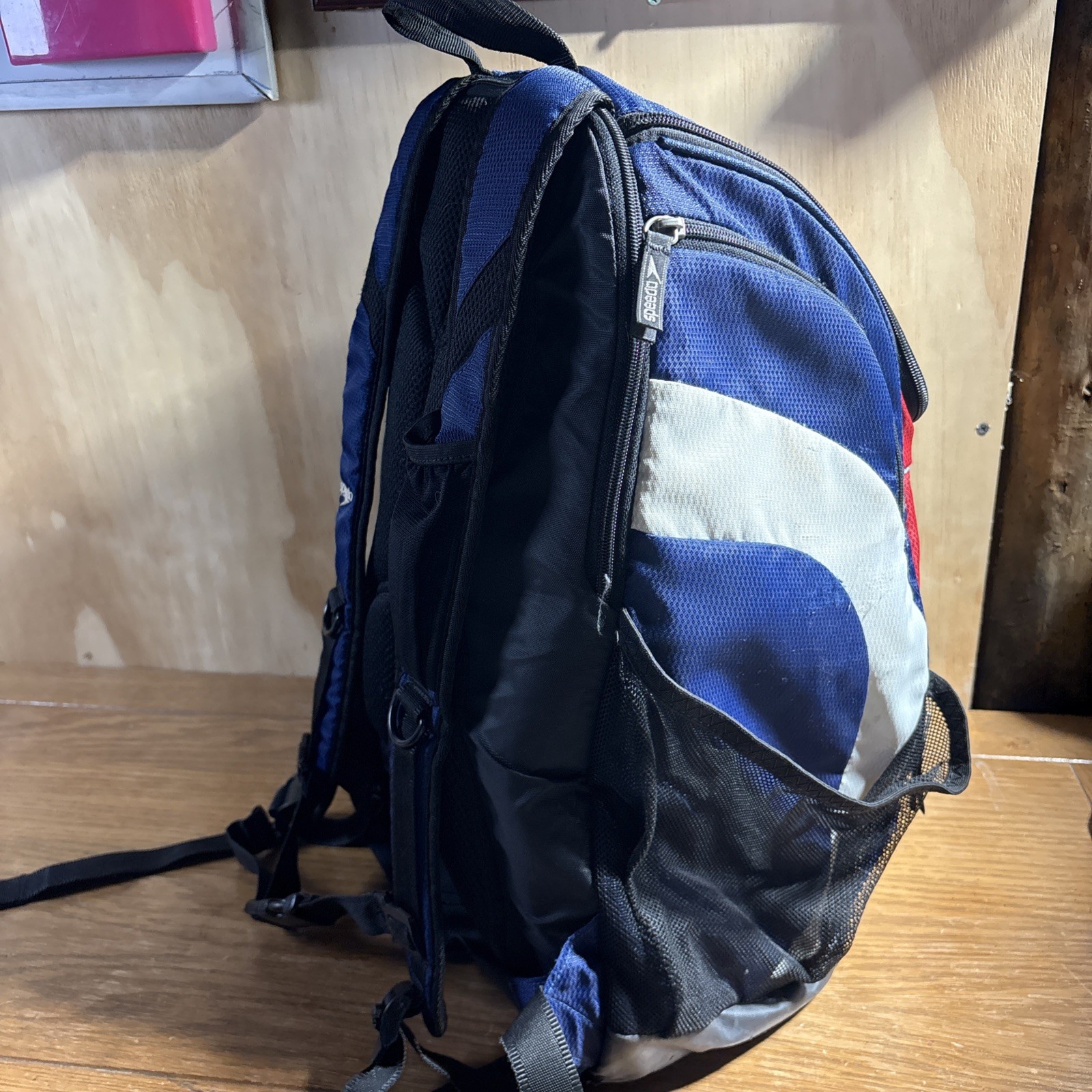 Speedo Teamster 35L Backpack Red/White/Blue – Great Condition