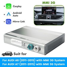 Wireless CarPlay Android Auto Mirror Link Für Audi A6 A7 2011-2015 MM3G Plus 3G+