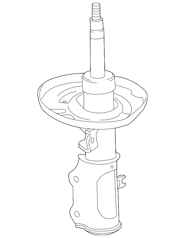 Genuine GM Front Passenger Side Suspension Strut Assembly