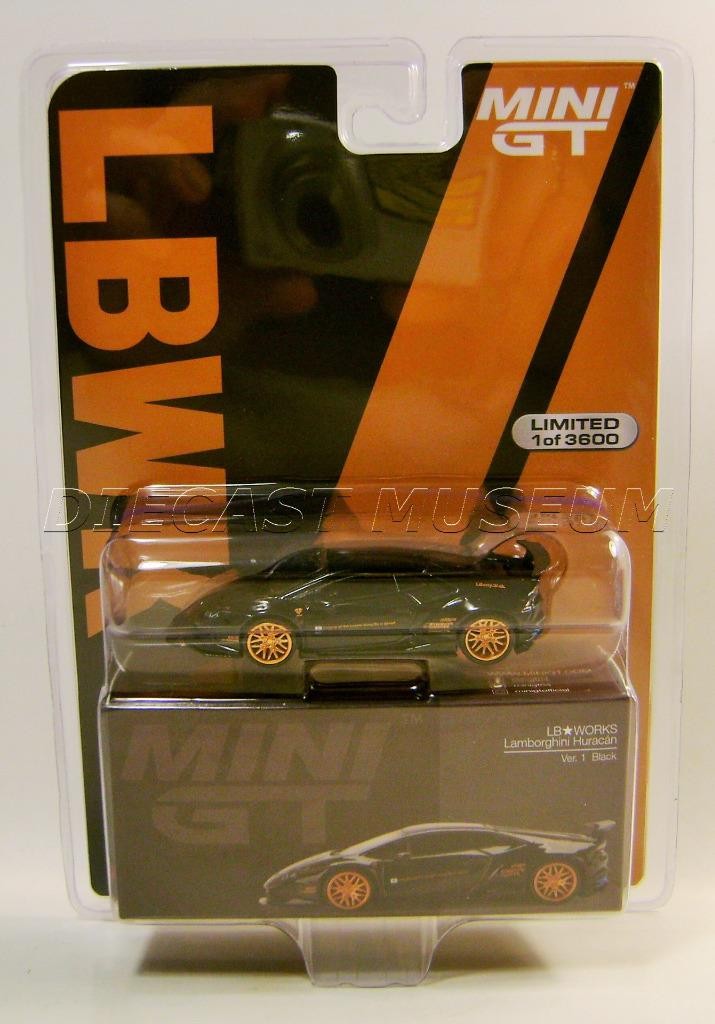 LAMBORGHINI HURACAN VER. 1 BLACK LBWK MIJO MINI GT DIECAST 2022 | eBay