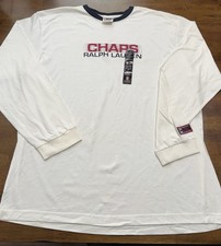NEW Vintage Chaps Ralph Lauren White Long Sle...