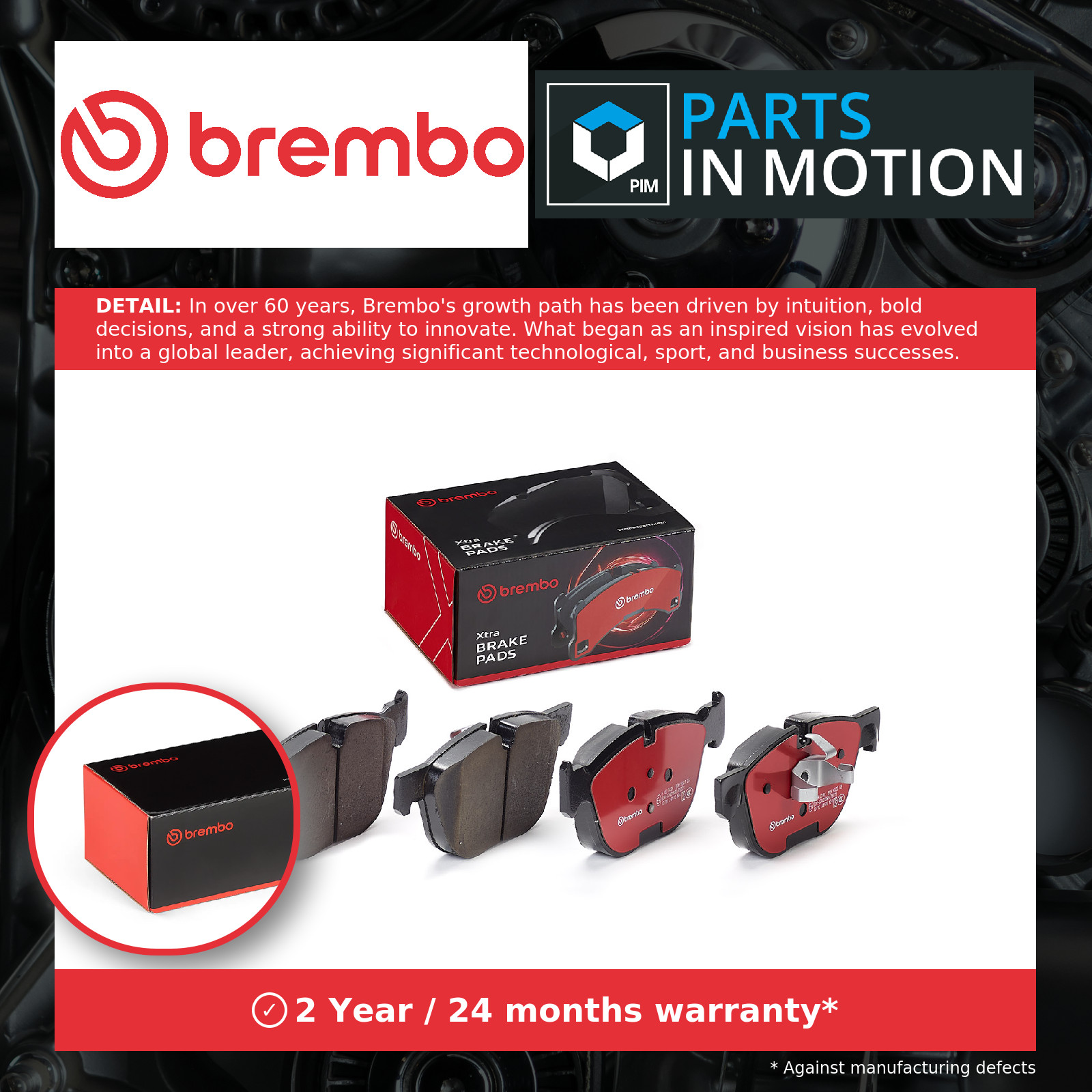 Brake Pads Set fits BMW X6 E71, F16 3.0D Front 08 to 19 Brembo 34112413038 New