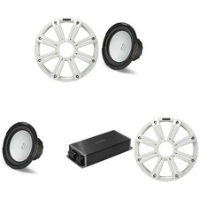 Kicker Marine KPX500.1 Powersports Amp  2 10" Free Air 4 Ohm  White Grill...