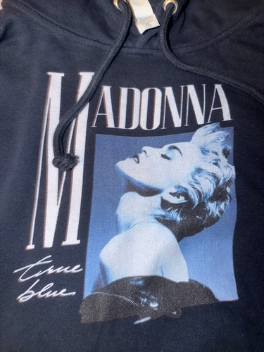 Madonna True Blue Hoodie XL Navy Blue Men’s
