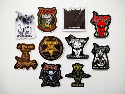 Venom Band Sticker Pack (10) Black Metal Welcome To Hell Countess Bathory Poison