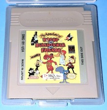 The Adventures of Rocky and Bullwinkle and Friends Game Boy Tested W/Case 1991