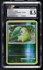 CGC 8.5 NM/MINT+ Chikorita 77/123 Mysterious Treasures Reverse Holo Pokemon Card on eBay