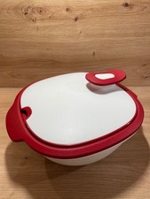 Tupperware Warmie Tup Thermo Duo 2,4 L  /2,25 L Warmhaltebehälter rot weiß GUT