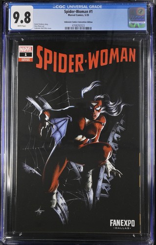 Spider-Woman #1 CGC 9.8 Unknown Comics Convention Edition Dell'Otto Variant