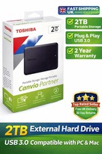 Toshiba Canvio Basics 500GB/1TB External Portable Storage USB3.2 Hard Drive BNIB