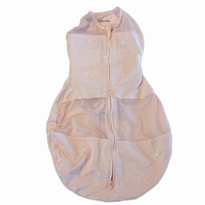 Happiest Baby Sleepea Swaddle Pink Star Print Size Small 0-2 Months 5-12 Lbs