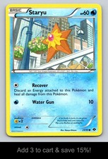 STARYU 23/99 Common Next Destinies Pokemon Moderately Played