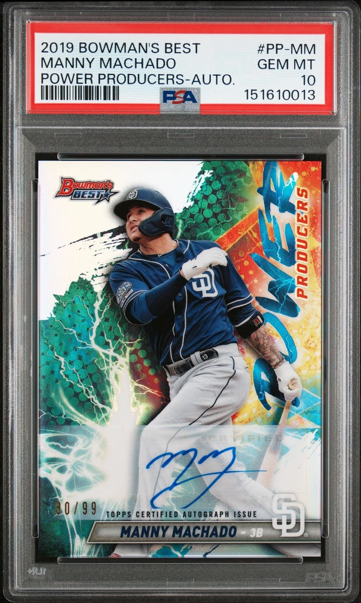 Manny Machado 10 Graded Baseball Sports Trading Cards