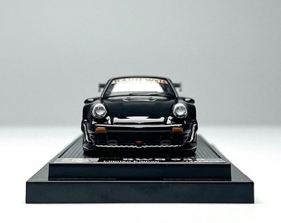 FG 1:64 Black RWB 930 Sports Full Open Model Diecast Collect Car