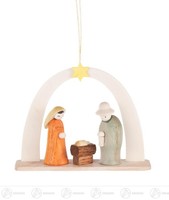 Baumschmuck Behang Weihnachtskrippe Bxhxt 7 Cmx6 Cmx2 Cm NEU Erzgebirge