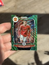 2021-22 Panini Prizm Premier League Cristiano Ronaldo #283 Green Wave Prizm Card
