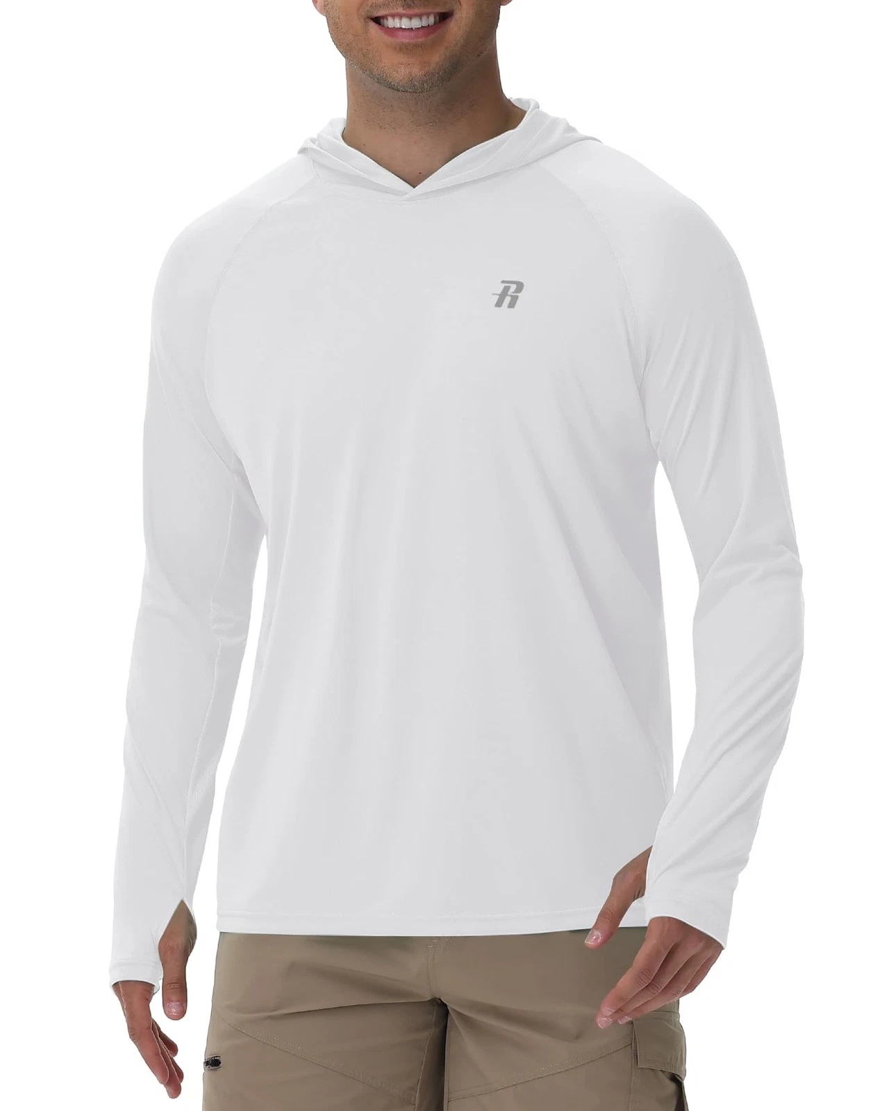 UPF 50+ Fishing Shirts for Men Long Sleeve UV Sun Protection Hoodie Outdoor W...