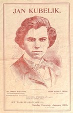 Programme violoniste JAN KUBELIK pianiste TORRILHON et FRIML