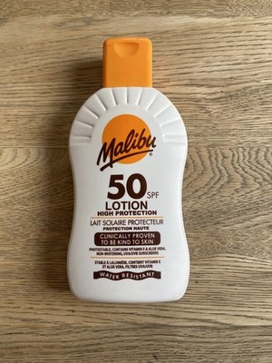 Malibu Sun LSF 50 Lotion, hoher Schutz 200 ml (1er Pack), weiß 