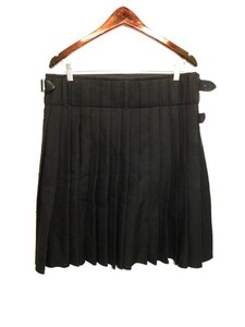 Scottish Design Tartans Size 36 Kilt Black Pleated Belt Loops Side Buckles Mens