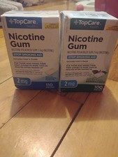 topcare nicotine gum 2mg stop smoking