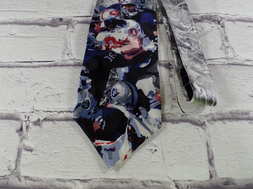 Vintage Team NFL Raiders Men's Silk Neck Tie Multicolor Graphic - Picture 5 of 10