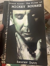 Stand Alone The Film Of Mickey ROURKE Saurav Dutt Paperback Biography Rare Vtg