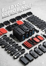 20 GoPro Accessory Bundle - Batteries, Mounts...