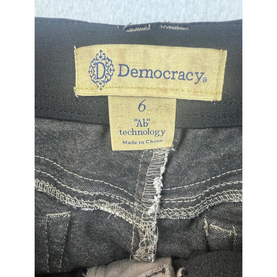 Pantalones ajustados para mujer Democracy "Ab" Technology talla 6 color topo informales elásticos Foto 4 de 4