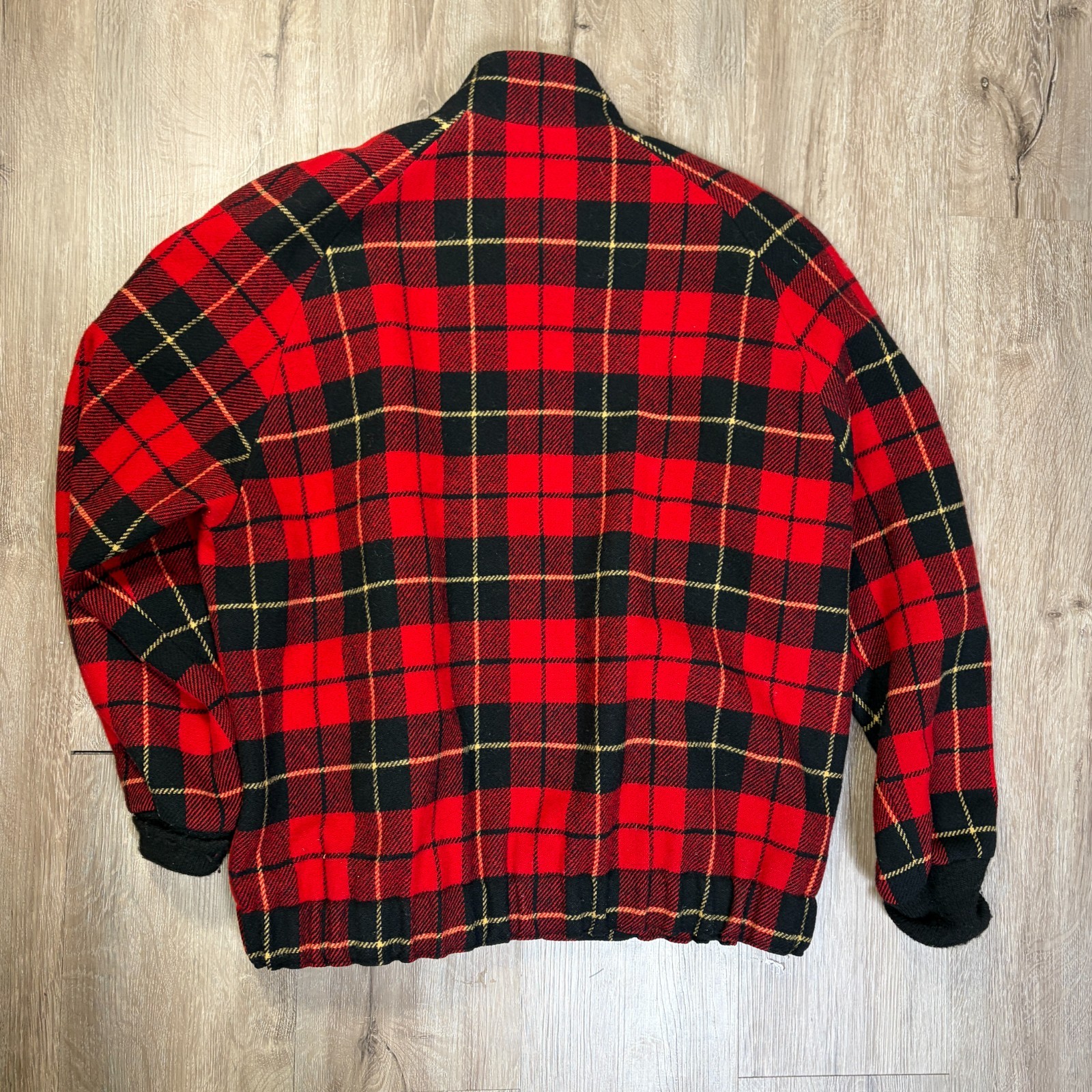Pendleton Wool Bomber Jacket Womens Medium Plaid … - image 2