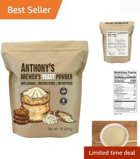 Gluten Free Brewers Yeast Powder, 16 oz - Lac...