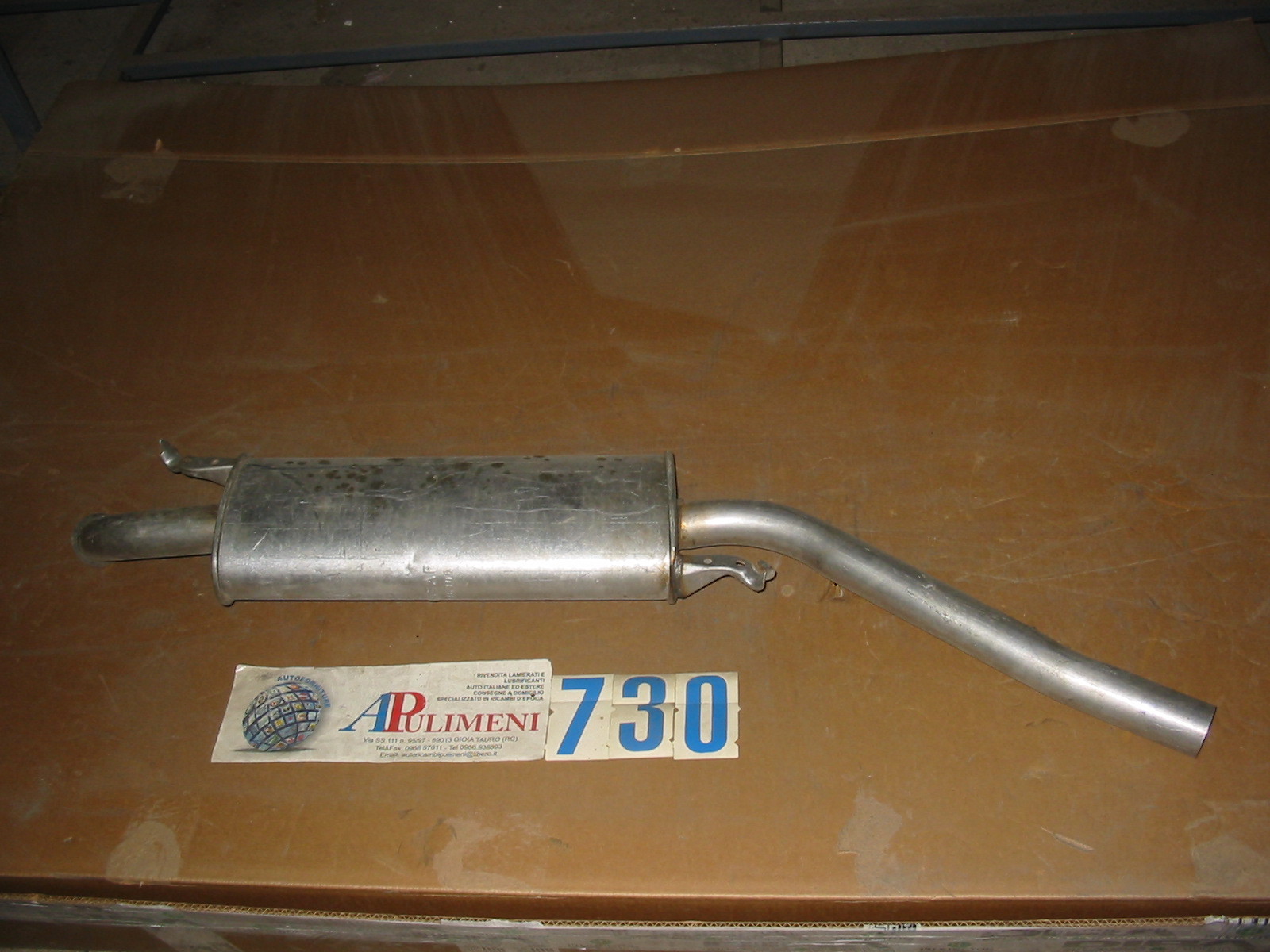 136306 MARMITTA CENTRALE( MUFFLER /AUSPUFF )AUDI 100 1.81.92.02.12.