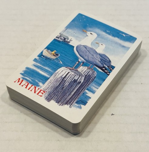 Baraja de cartas de recuerdo de gaviotas de Maine de colección Down-East Crafts - Imagen 16 de 16