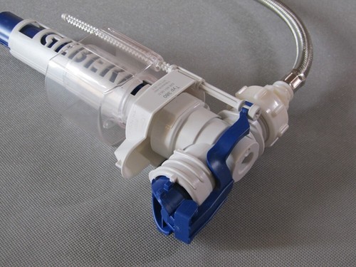 Geberit toilet hose fill valve 1/2" female screw back rear inlet and flush valve - Picture 6 of 14