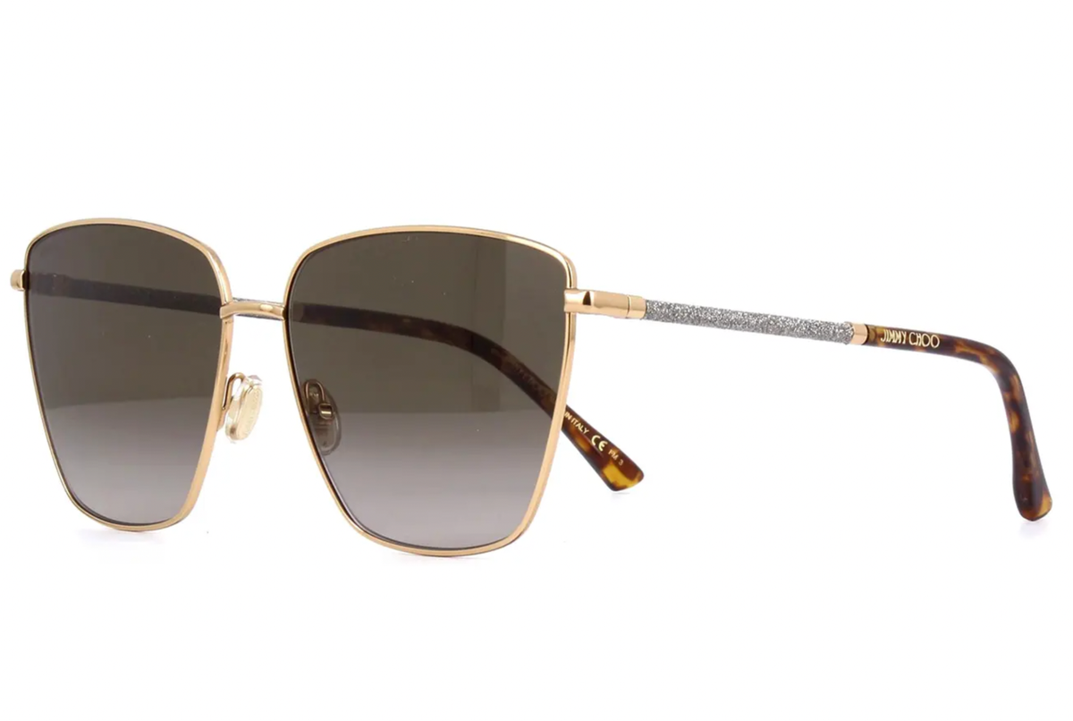 NEW JIMMY CHOO KORI/G/SK 06JHA GOLD BROWN GRADIENT AUTHENTIC NEW JIMMY CHOO KORI/G/SK 06JHA GOLD BROWN GRADIENT AUTHENTIC