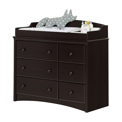 South Shore Angel 6-Drawer Changing Table Dresser, Pure White