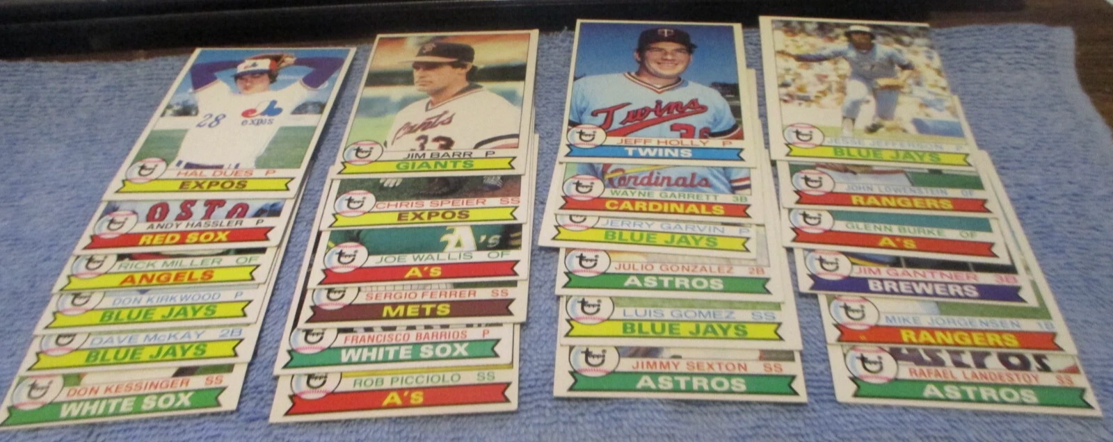 24) 1979 Topps baseball cards #14-#699 Chris Speier Don Kessinger Jim Gantner