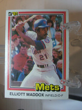 1981 Donruss Baseball  #397 - Elliott Maddox - New York Mets   (98398)
