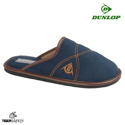 Fashion Mens Comfort BLUE SUEDE Palm Slippers