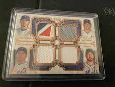 2014 Topps Museum Primary Pieces Quad Relic Mets Harvey Wheeler Darnaud Ike /75