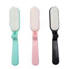Small Foldable Hair Brush Hair Styling Comb Travel Massage Brush Pocket Comb